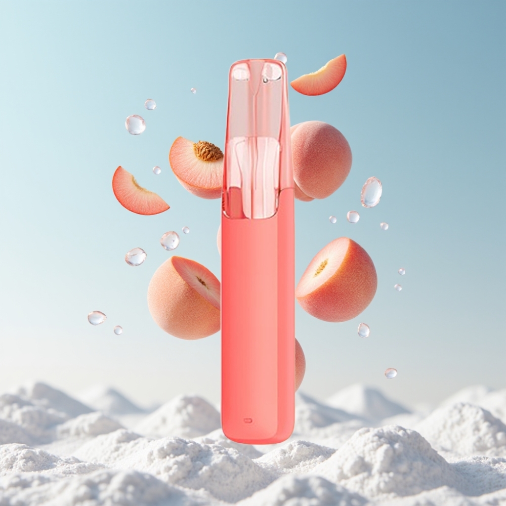 Snowplus Dash 4000 Puffs Keramik-Akku 530 mAh Pfirsich-Eis