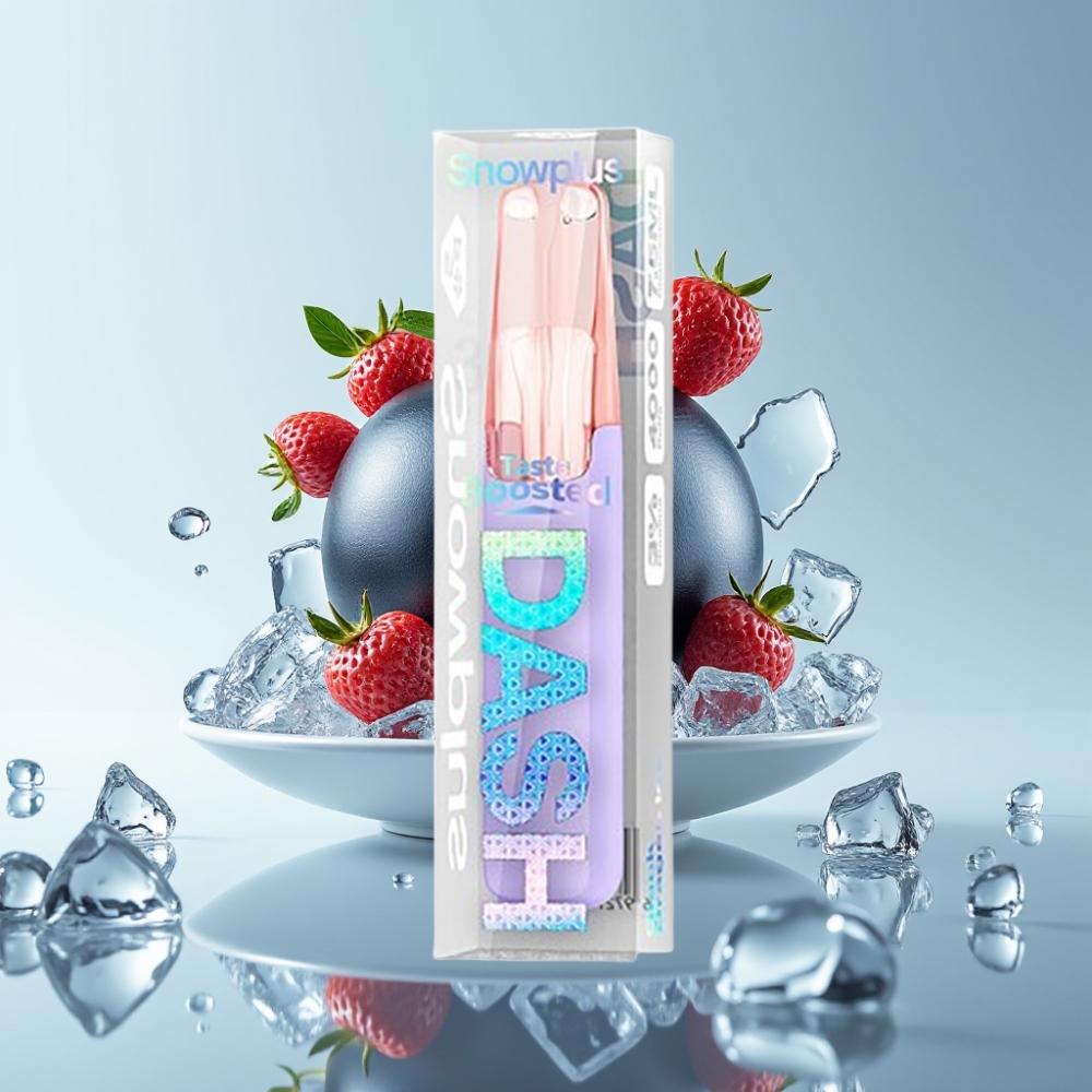 Snowplus Dash 4000 Puffs Keramik-Akku 7,5 ml Schwarz Drachen Eis