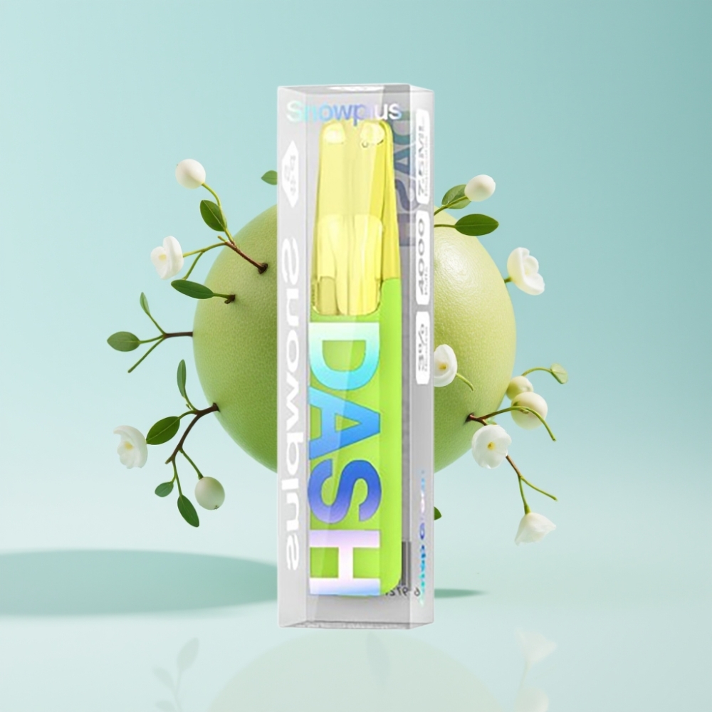 Snowplus Dash 4000 Puffs Keramik-Atomizer 7,5 ml Frisches Grün