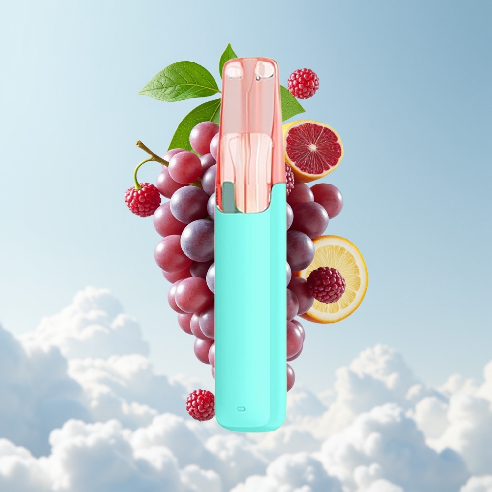 Snowplus Dash 4000 Puffs Keramik-Atomizer 7,5 ml Saure Traube