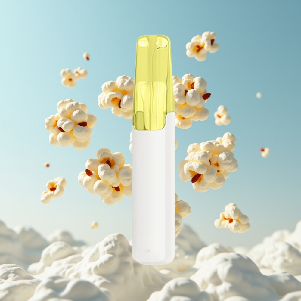 Snowplus Dash 4000 Puffs Keramik-Atomizer 7,5 ml Vanille-Popcorn