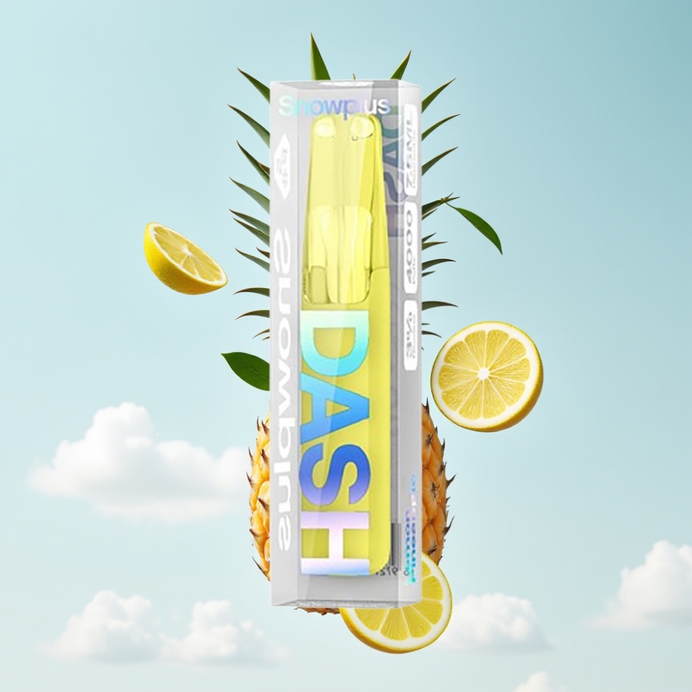 Snowplus Dash 4000 Puffs Keramik-Zerstäuber 7,5 ml Zitrone-Ananas