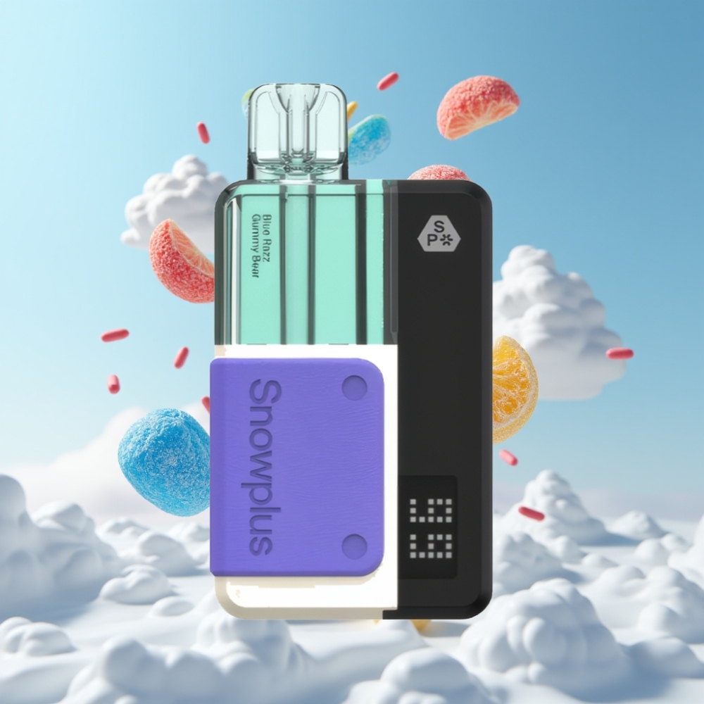 Snowplus Swift 15000 Puffs Pod Kit Dual Mesh Blau-Razz Gummibärchen 1000mAh