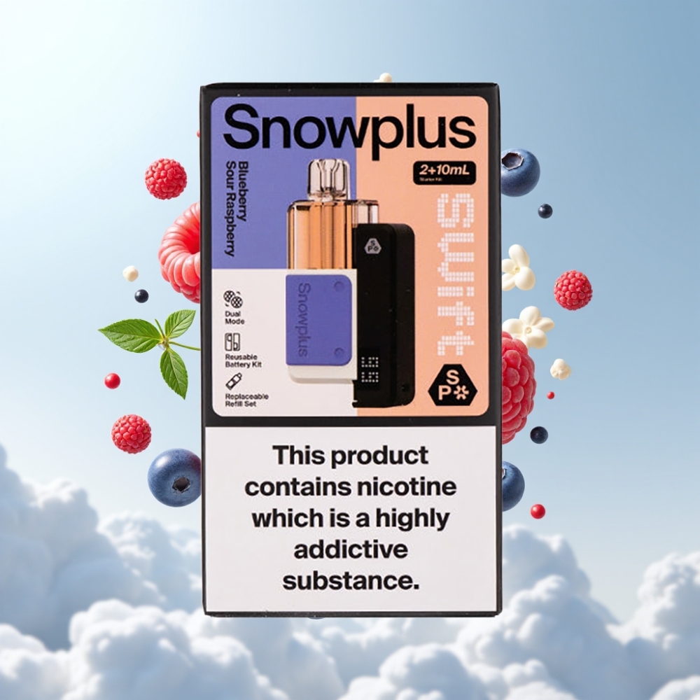 Snowplus Swift 5000 Puffs 1000 mAh Dual Mesh Blauberry Saure Himbeere