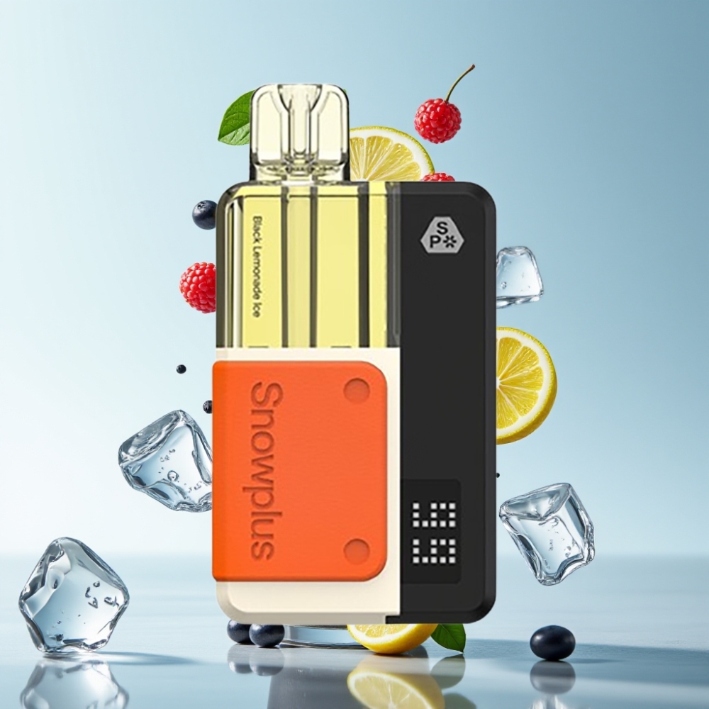 Snowplus Swift 5000 Puffs Dual Mesh 1000 mAh Schwarzlimonade Eis
