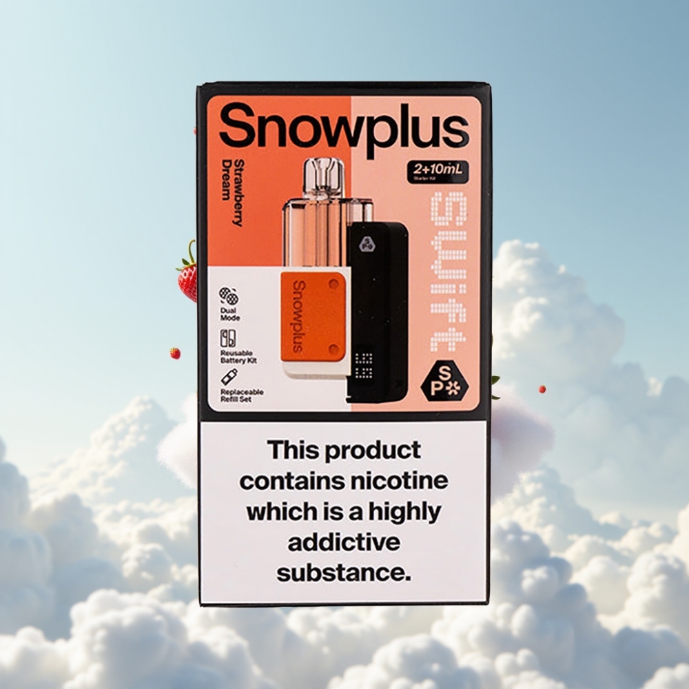 Snowplus Swift 5000 Puffs Dual Mesh 1000mAh Erdbeer-Traum